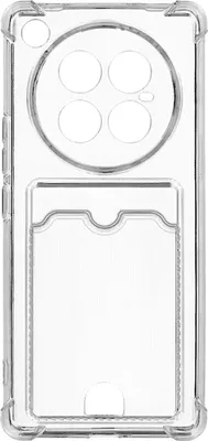 Чехол-накладка Zibelino Silicone Card Holder для Infinix Zero / ZSCH-INF-Z40-5G-CAM-TRN (прозрачный)
