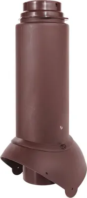 Выход вентиляционный на крышу Krovent Pipe-VT IS 110/125 RAL 8017 (коричневый)