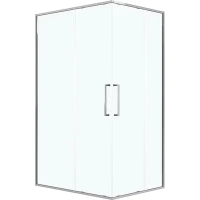 Душевой уголок Niagara Nova NG-6636-1280 120x80x195 (хром/прозрачное стекло)