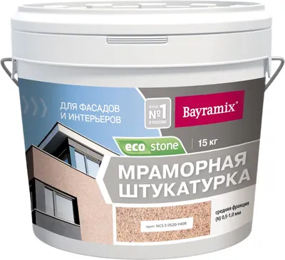 Штукатурка декоративная Bayramix Ecostone 971 (15кг)