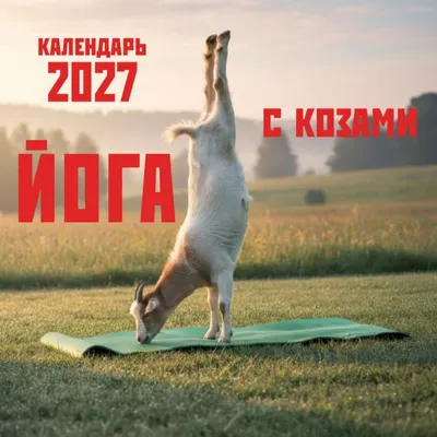 Календарь настенный Эксмо Йога с козами. 2027 год (9785042472121)