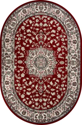 Ковер Merinos Gavana d412-OVAL-RED (3х4)