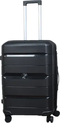 Чемодан на колесах EUROBAGS PP-N95 (М, черный)