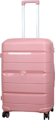 Чемодан на колесах EUROBAGS PP-N95 (М, розовый)