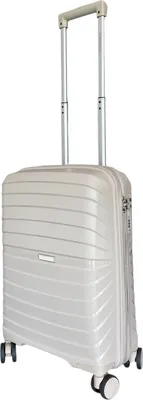 Чемодан на колесах EUROBAGS PP-N99 (S, молочный)