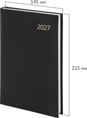 Ежедневник Staff 2027 / 117817 (черный)