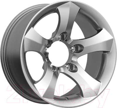 Литой диск K&K Айсберг (КС662) 16x8" 5x139.7мм DIA 110.1мм ET -10мм (Дарк платинум)