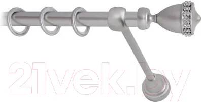 Карниз для штор Lm Decor Кубок 110 1р гладкий (сатин, 2.4м)