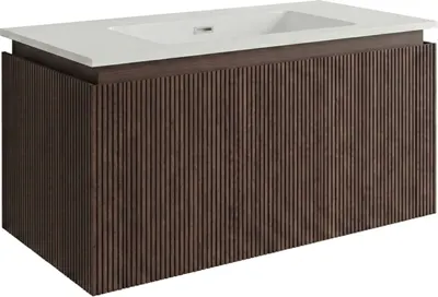 Тумба с умывальником Oliveeka Tuma 70 TUM70A + Looma T70W (палисандр/белый)