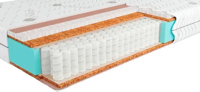 Матрас Kondor Mister-2 Hard 80x186 (комби-люкс серебристый)