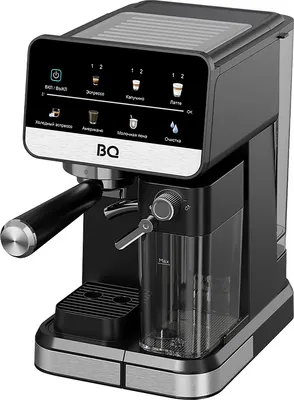 Кофеварка эспрессо BQ ECM1088A (Black/Steel)