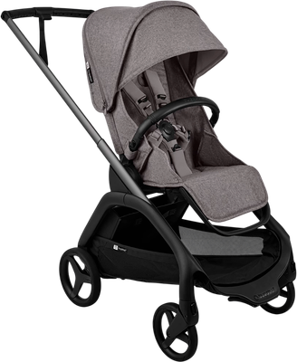 Детская прогулочная коляска Bugaboo Dragonfly complete (Graphite/Grey Melange Plus)