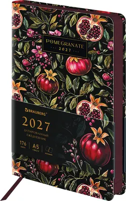 Ежедневник Brauberg Vista. Pomegranate 2027 / 117986