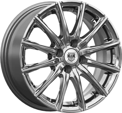 Литой диск K&K Сандал 15x6" 4x108мм DIA 63.35мм ET 45мм Дарк платинум