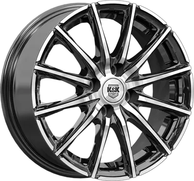 Литой диск K&K Сандал 15x6" 4x114.3мм DIA 66.1мм ET 40мм Алмаз черный