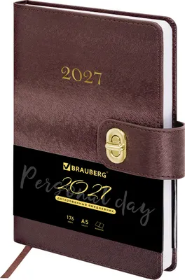 Ежедневник Brauberg Elegant 2027 / 118013 (бордовый)