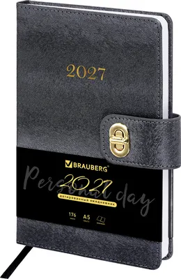 Ежедневник Brauberg Elegant 2027 / 118016 (черный)