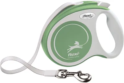 Поводок-рулетка Flexi Comfort Plus Tape (S, 5м, Light Green)