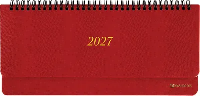Планинг Brauberg Iguana 2027 / 118194 (красный)