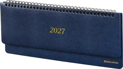 Планинг Brauberg Iguana 2027 / 118195 (синий)