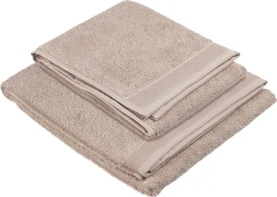 Набор полотенец Mio Tesoro Бордюр Махра 50x100/70x140 450г (2шт, бронза)