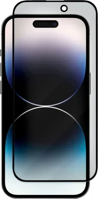 Защитное стекло для телефона Zibelino 3D Private для Apple iPhone 14 Pro / ZTG-3D-PR-APL-14-PRO-BLK