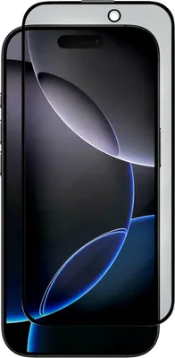 Защитное стекло для телефона Zibelino 3D Private для Apple iPhone 16 Pro (ZTG-3D-PR-APL-16-PRO-BLK)