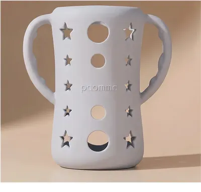 Чехол для бутылочки Paomma Стеклянной (240мл, Light Grey)