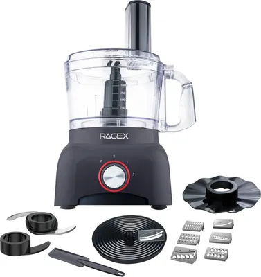 Кухонный комбайн RAGEX R127-203 (антрацитовый серый)