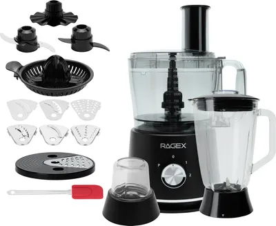 Кухонный комбайн RAGEX R129-201 (темно-серый)