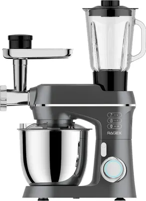Кухонный комбайн RAGEX R122-200 (серый)