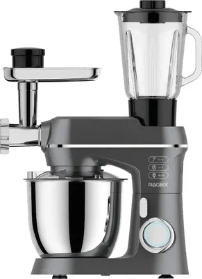 Кухонный комбайн RAGEX R122-200 (серый)