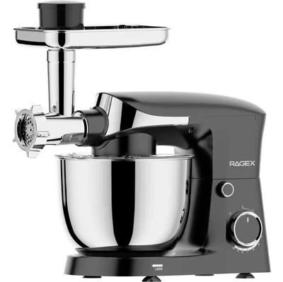 Кухонный комбайн RAGEX R130-001 (глубокий черный)