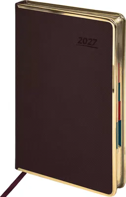Ежедневник Galant Infinity Gold 2027 / 118064 (темно-коричневый)