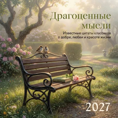 Календарь настенный Эксмо Драгоценные мысли. 2027 год (9785042398568)