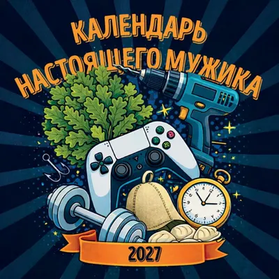 Календарь настенный Эксмо Календарь настоящего мужика. 2027 год (9785042472107)