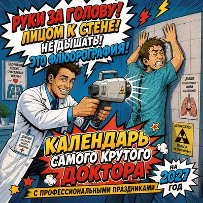 Календарь настенный Эксмо Календарь самого крутого доктора. 2027 год (9785042406874)