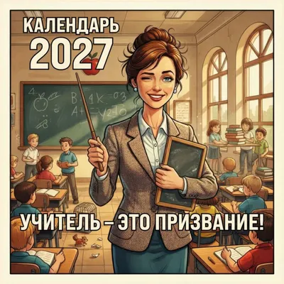Календарь настенный Эксмо Учитель - это призвание! 2027 год (9785042472053)
