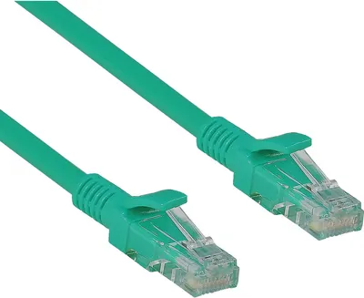 Кабель ExeGate UTP-RJ45-RJ45-5e-1M-GN / EX258672RUS (1м, зеленый)