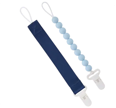 Набор держателей для пустышки Paomma 2шт (Navy/Baby Blue)