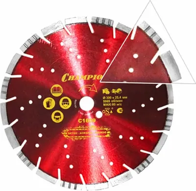 Отрезной диск алмазный Champion PRO 300/25.4/10 Mixtar / C1609