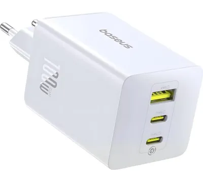 Адаптер питания сетевой Baseus EnerFill FE22 2C+U 100W / E0123801 (белый)