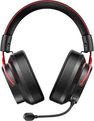 Беспроводные наушники QCY VT200 Pro Tri-Mode Edition / BH25H8GMB (черный/красный)