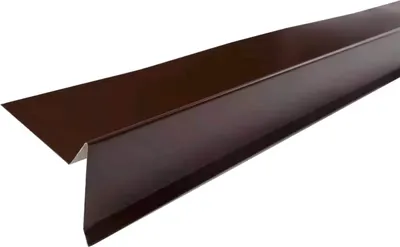 Планка торцевая Скайпрофиль 75x25x65x10x2000 0.45 PE RAL8017
