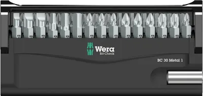Набор бит WERA Bit-Check 30 Metal 1 SB / 05057440001