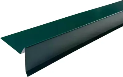 Планка торцевая Скайпрофиль 75x25x65x10x2000 0.45 PE RAL6005
