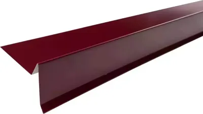 Планка торцевая Скайпрофиль 75x25x65x10x2000 0.45 PE RAL3005