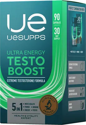 Тестобустер UESUPPS Ультра Энерджи (90 капсул)