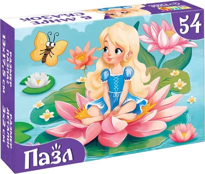 Пазл Puzzle Time Дюймовочка / 10733544 (54эл)
