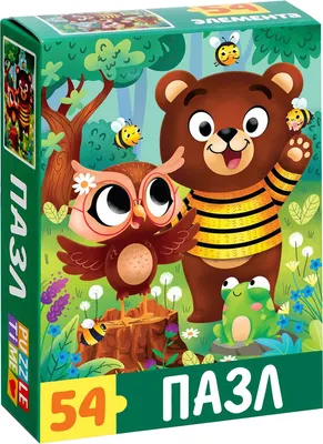 Пазл Puzzle Time Бурый медвежонок / 7795241 (54эл)